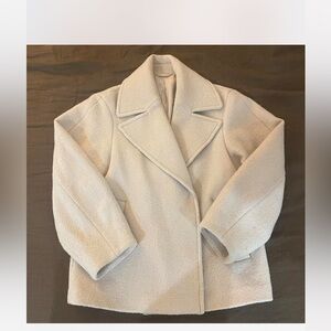 & Other Stories Cream Wool Jacket